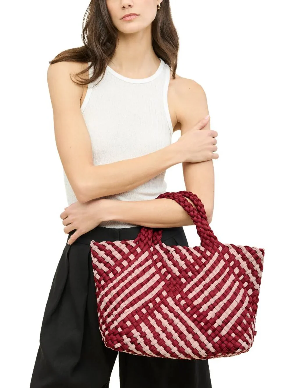 Naghedi St. Barths Medium Tote in Lychee